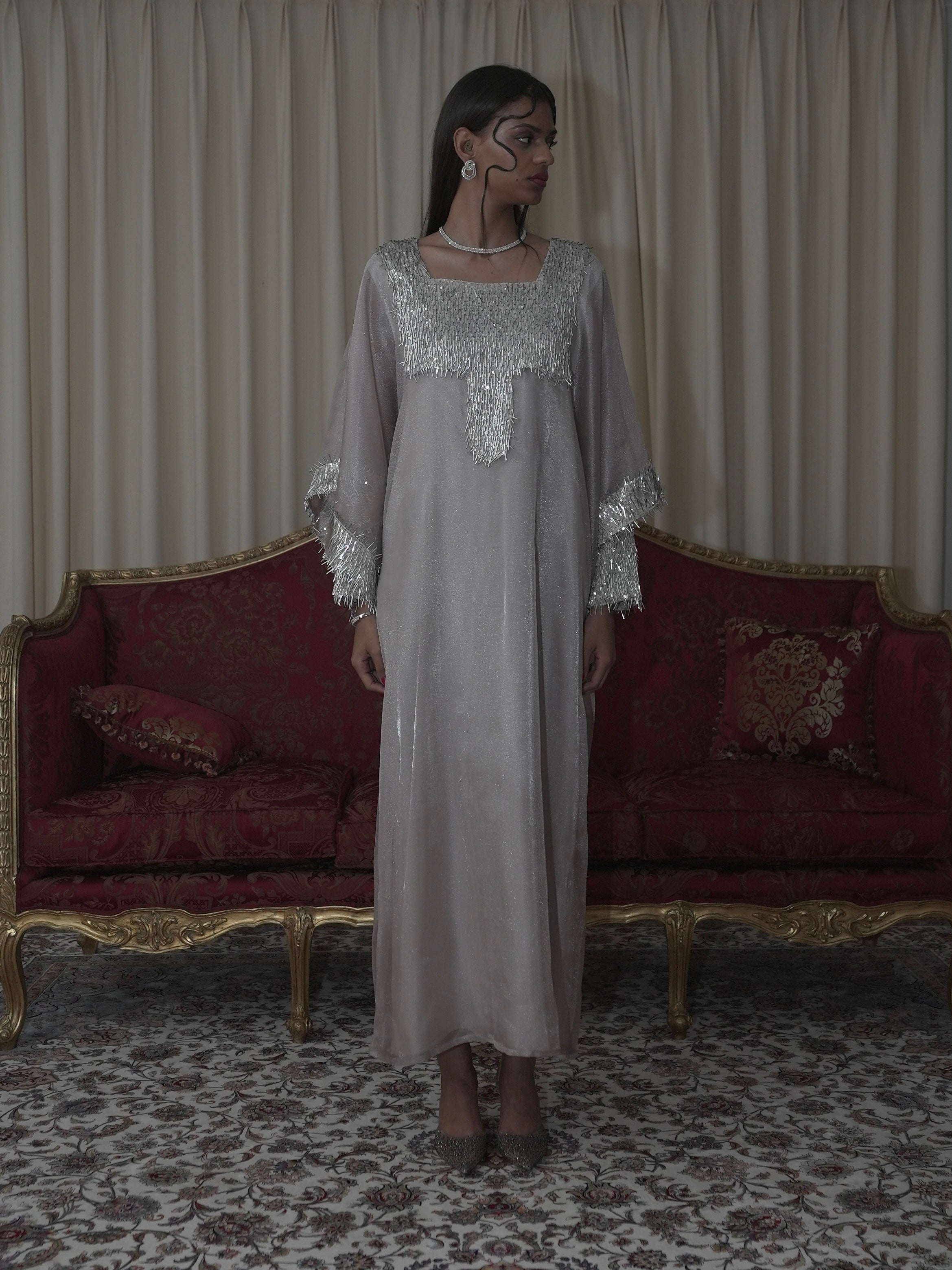 Folak Thoub | Silver Rose