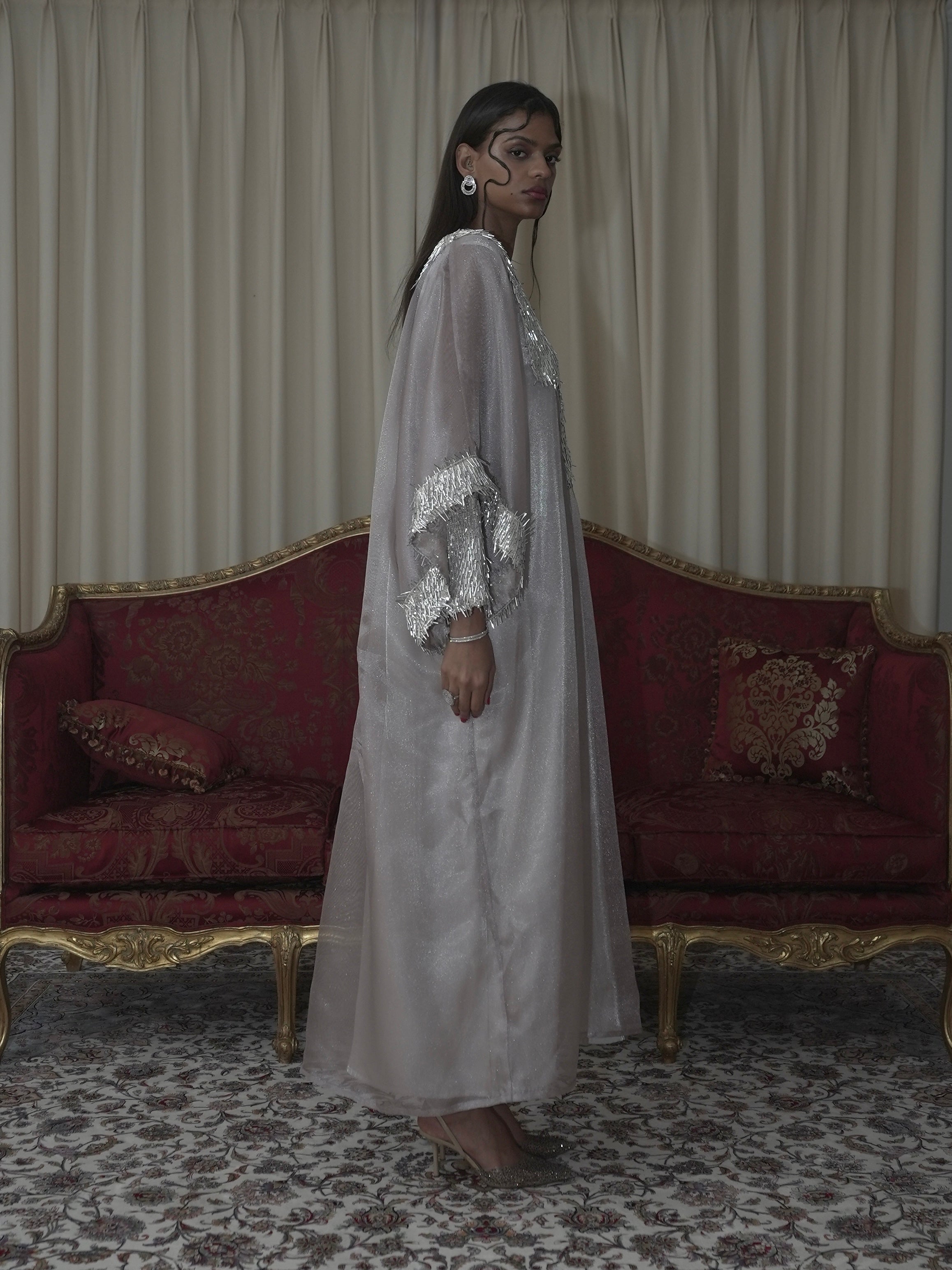 Folak Thoub | Silver Rose